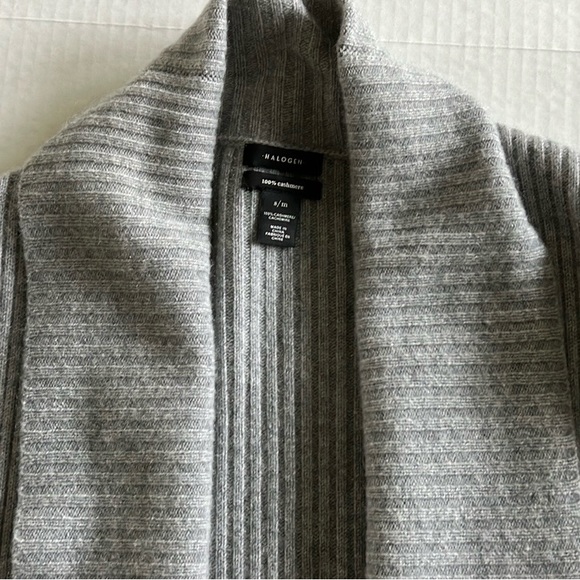 Long Ribbed Cashmere Cardigan - Picture 5 of 11
